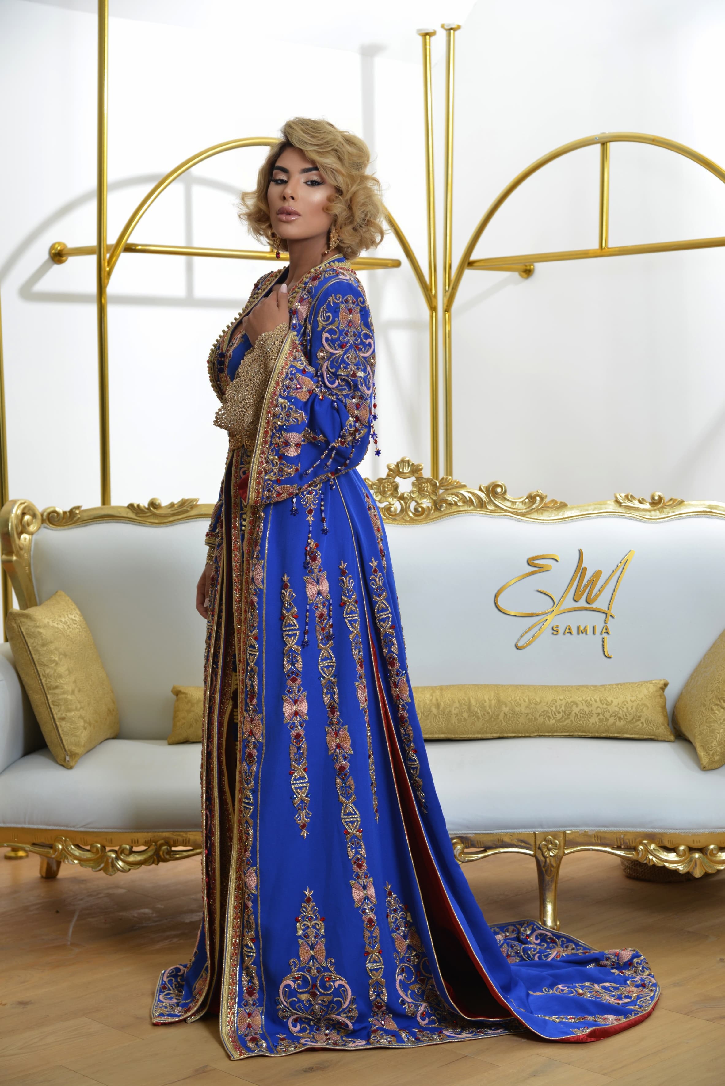 Caftan marocain de luxe hot sale